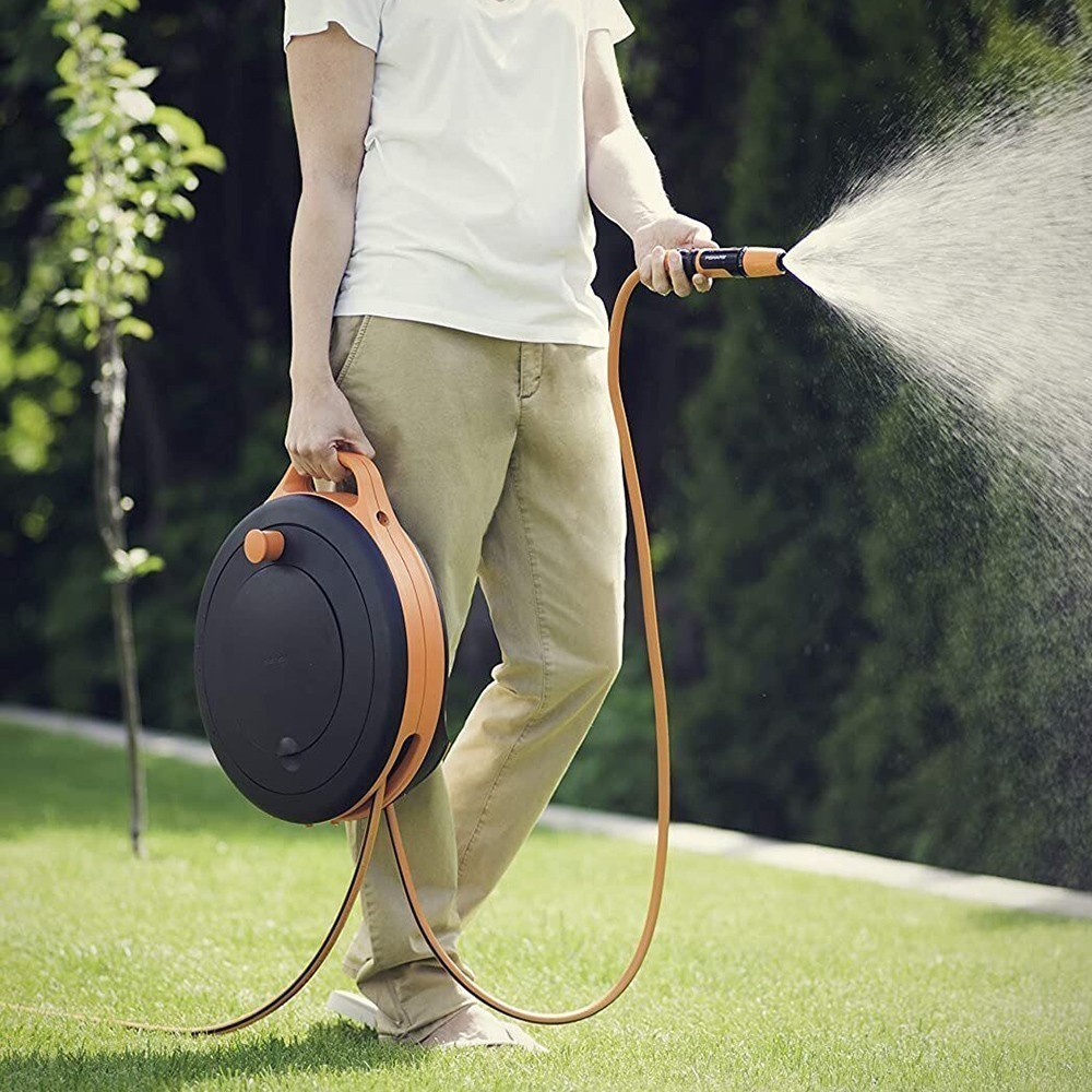 Котушка з шлангом 9 мм 15 м і набором аксесуарів Fiskars Watering 44 см 3020 г