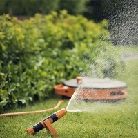 Котушка з шлангом 9 мм 15 м і набором аксесуарів Fiskars Watering 44 см 3020 г