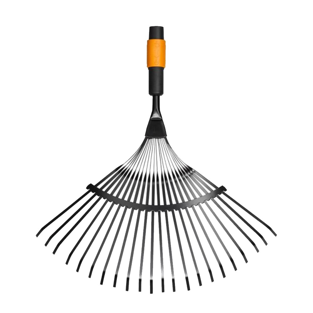 Граблі для листя Fiskars QuikFit 47 см 445 г 22 зубці (насадка)