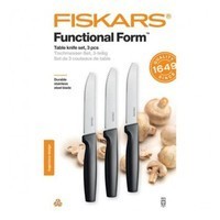 Фото Набір столових ножів Fiskars Functional Form 3 шт 1057562