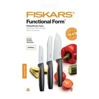 Фото Набір кухонних ножів Fiskars Functional Form Favorite 3 шт 1057556