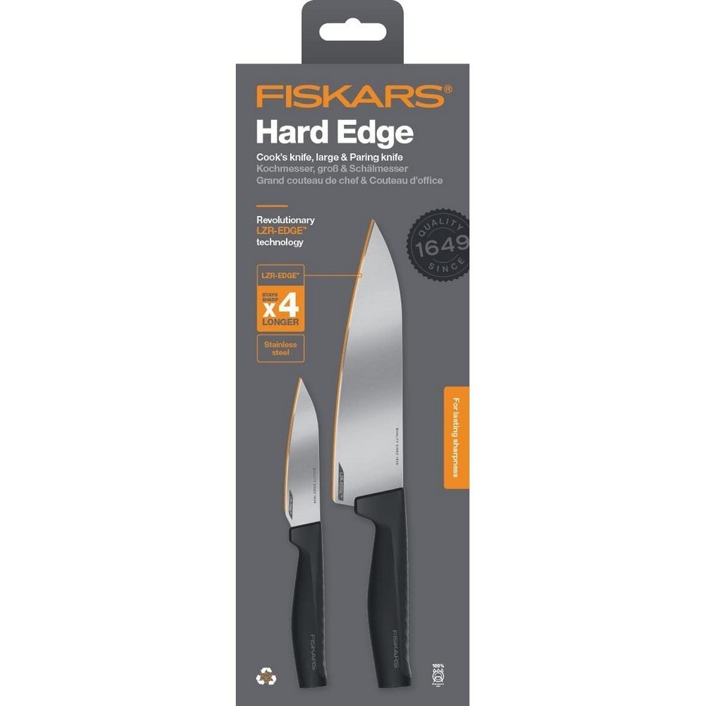 Набір кухонних ножів Fiskars Hard Edge Knife Set 1051778