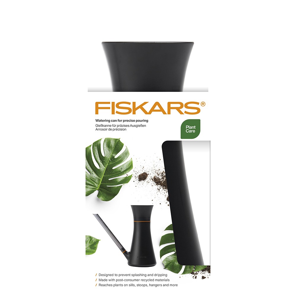 Лійка для поливу води Fiskars Solid Чорна 1071307