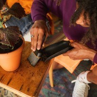 Лопатка та щітка садова для пересадки рослин Fiskars 1071302