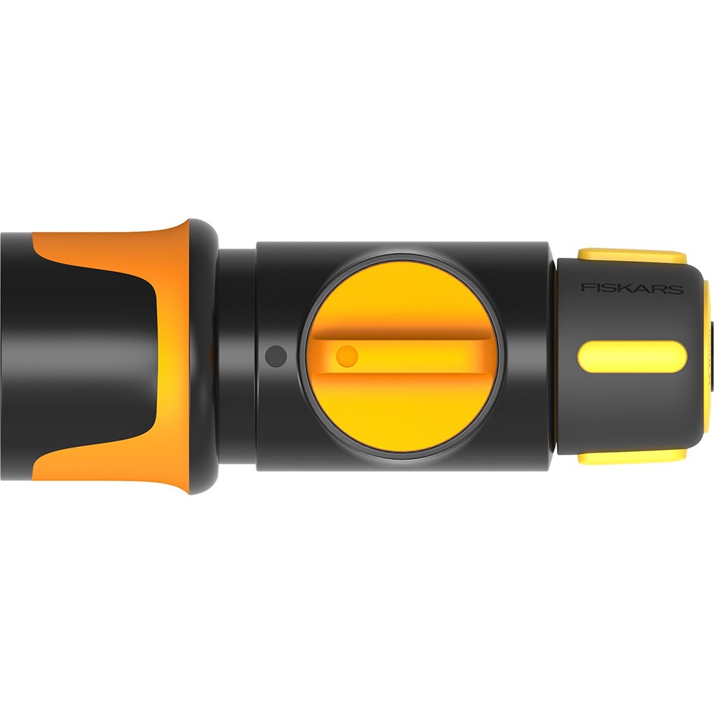 Конектор для шланга Fiskars з механізмом ВКЛ/ВИМК 13-15мм 1027085